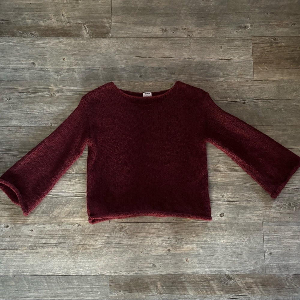 Cotton On wine colored sweater